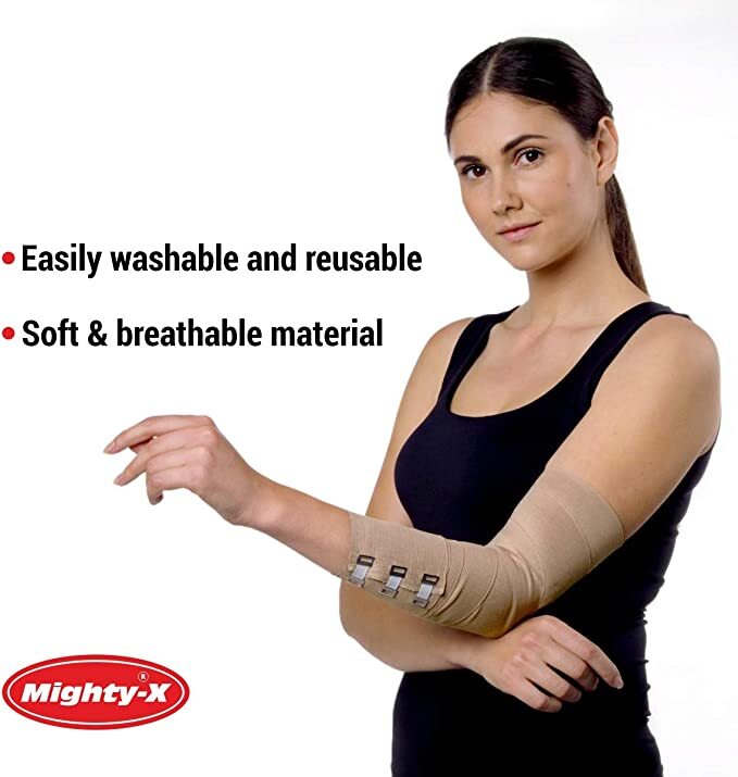 Premium Elastic Bandage Wrap 4pack (2x3", 2x4") + 12 Extra Clips