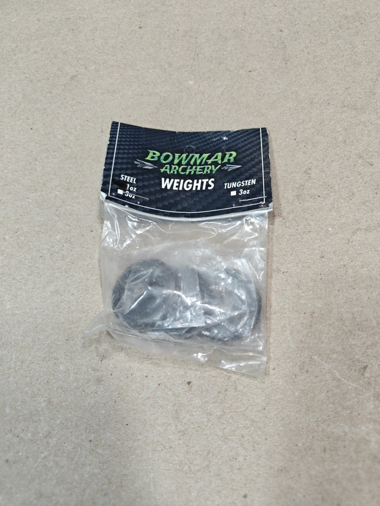 Bowmar Archery Hitlist Micro Diameter Stabilizer BA Weights 3-Pack, 1 Oz., Black