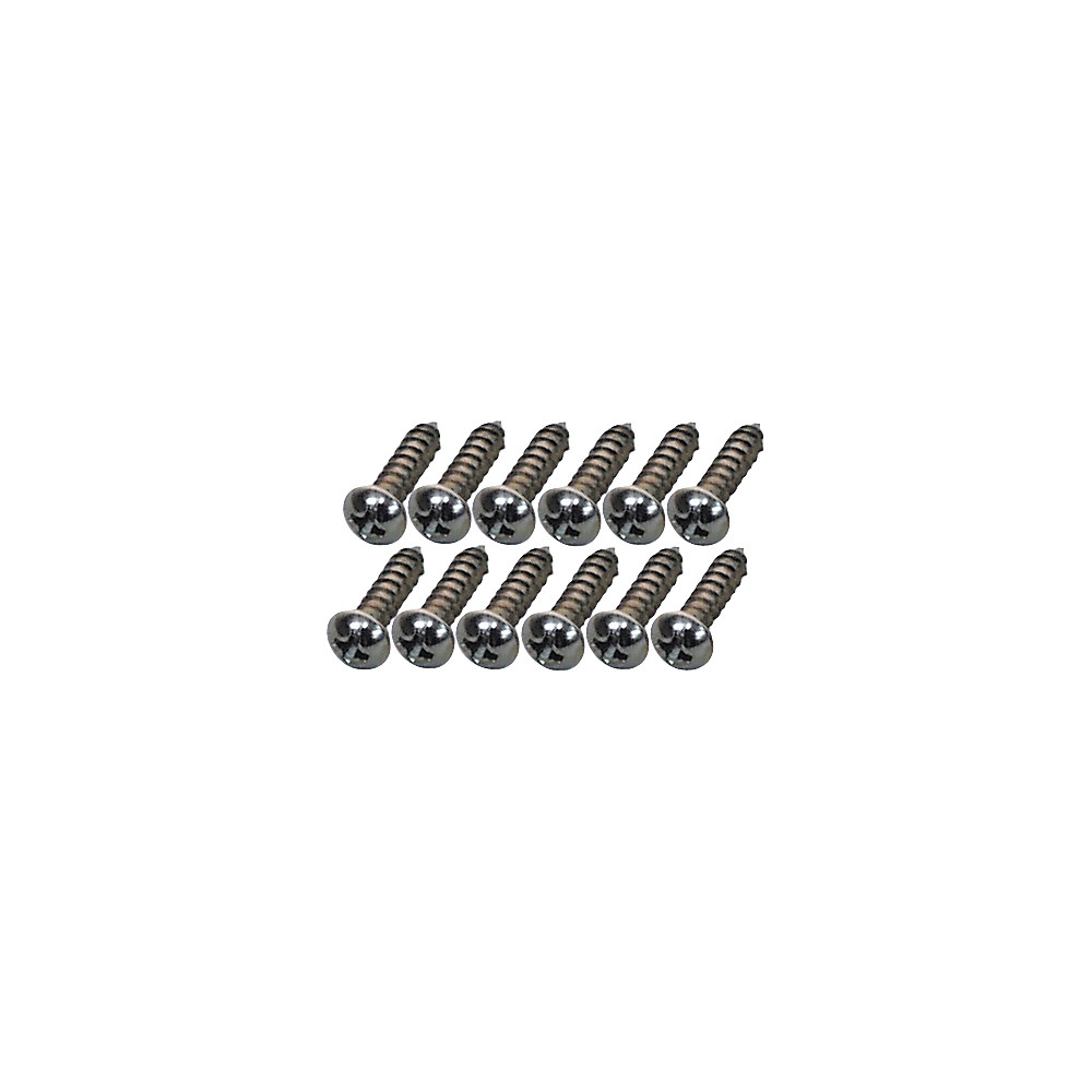 Fender Replacement Screws 3x3/8 SM RD HD NI