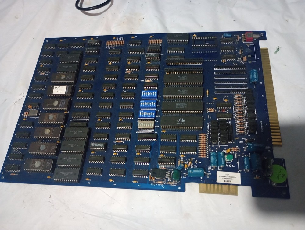 Unknown Untested 8 Line Game Board For Parts