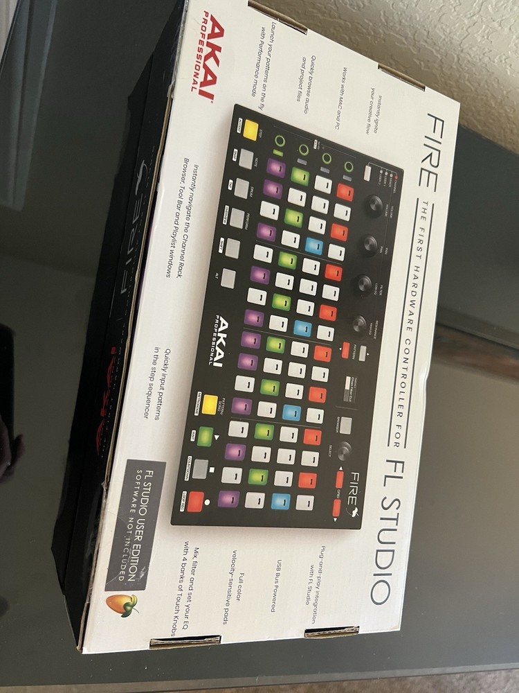 Akai Professional Fire 64 Pad Controller for FL Studio USB OLED BRAND NEW