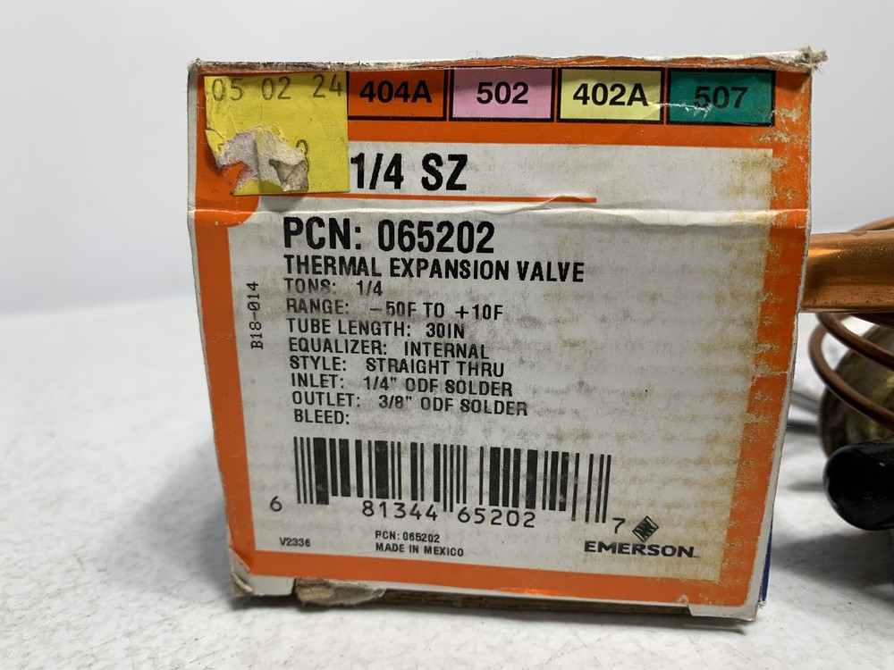Emerson 065202 Thermal Expansion Valve