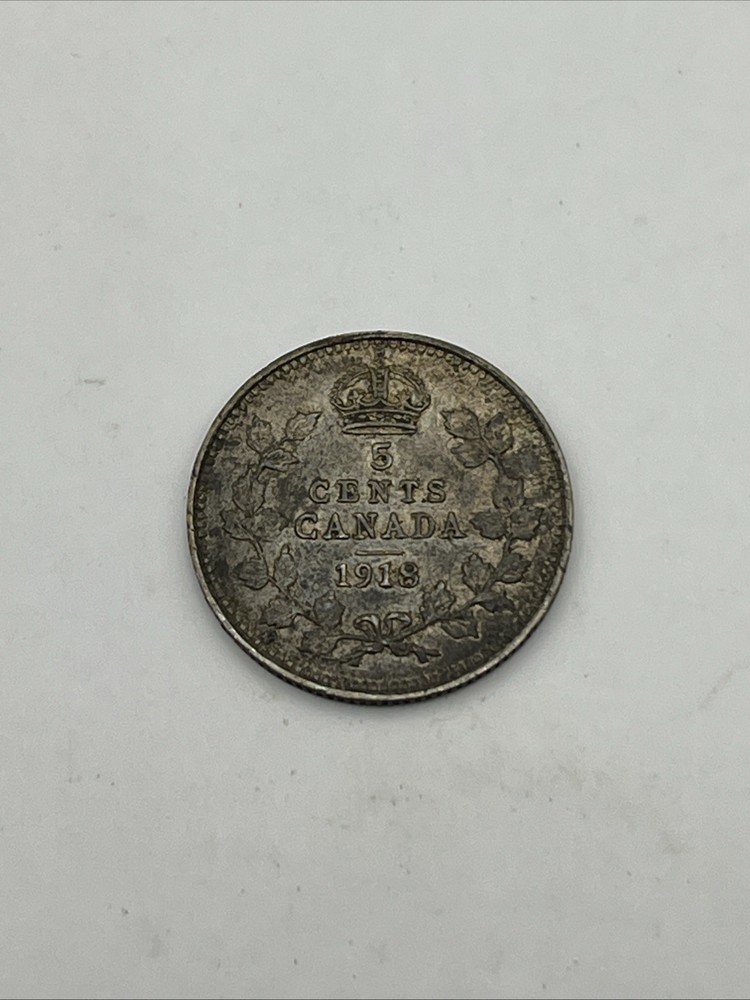 1918 Canada 5 Cents