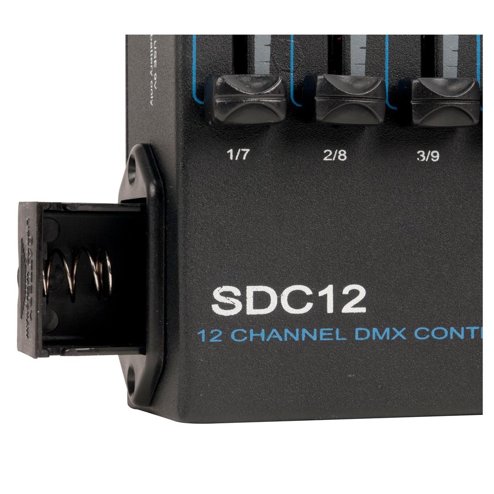 Elation SDC12 Battery Powered 12-Channel DMX Lighting Controller idjnow