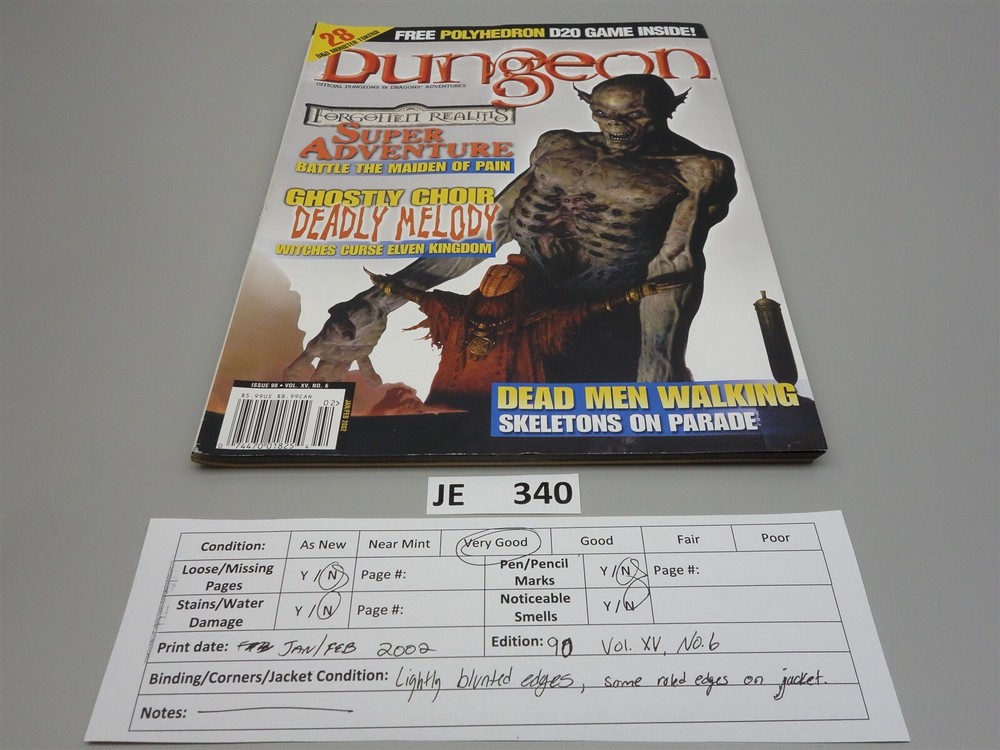 Dungeon Magazine: Issue #90 Jan/Feb 2002