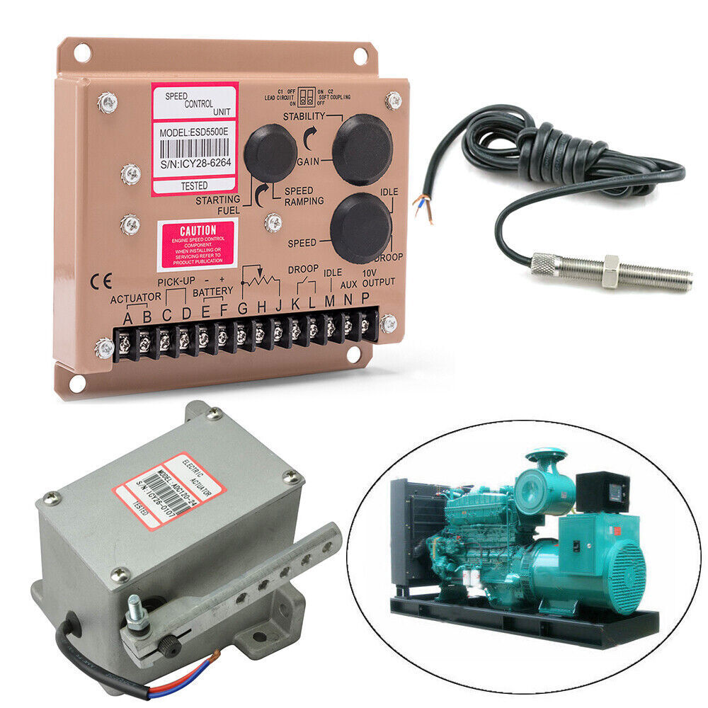 12/24V Electronic Engine Speed Controller Governor ESD5500E Generator Genset