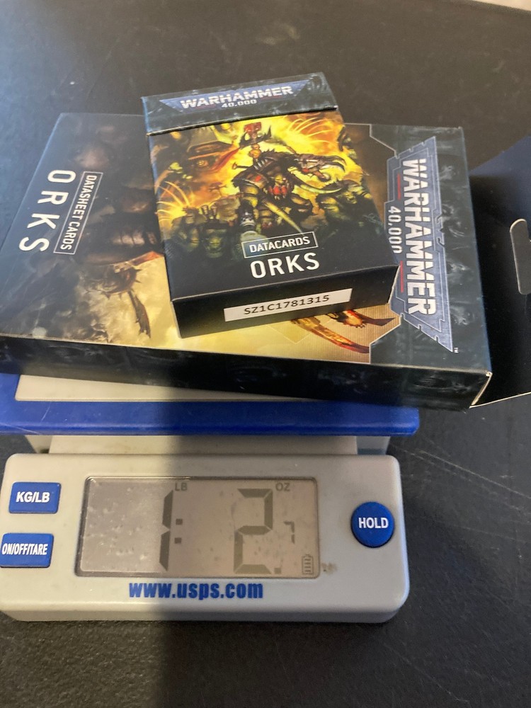 Warhammer 40,000 Datasheet Cards & Datacards - Orks 40K by Games Workshop