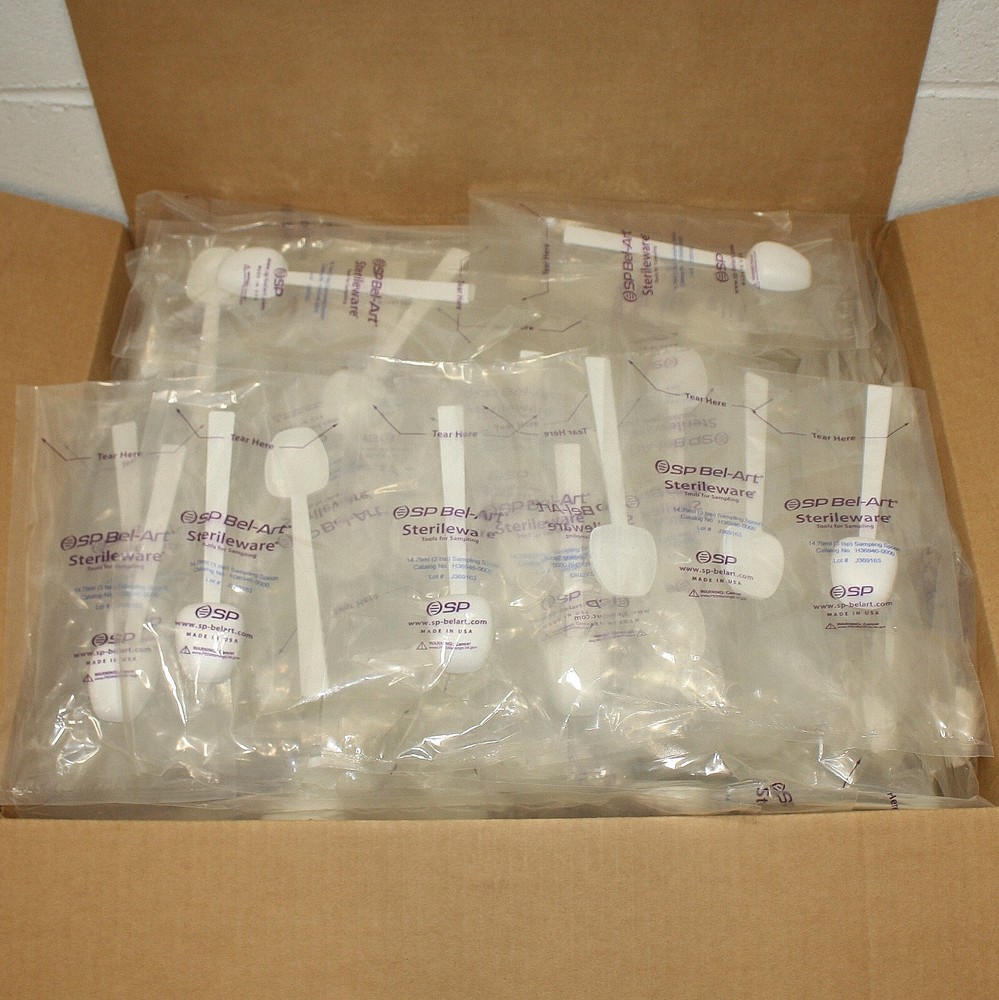 (200) SP Bel-Art Plastic Sampling Spoons H36946-0000, 1/2 fl oz, Polystyrene