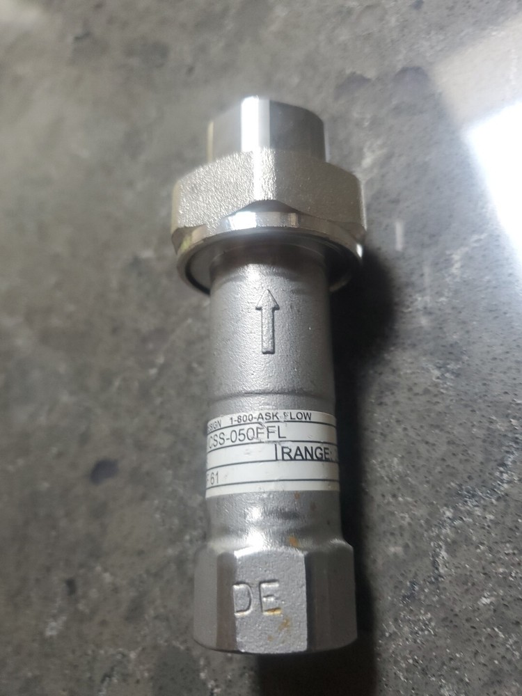 IMI Model ICSS050FFL-2.5 Inline Automatic Flow Control Value 2.5 GPM 2-32 Range