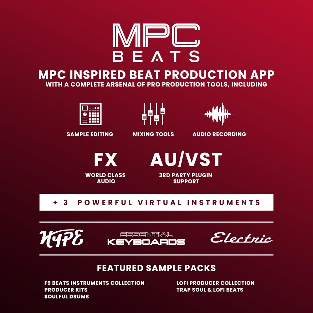 Akai Professional MPK Mini Plus - USB MIDI Keyboard Controller with 37 Mini Keys