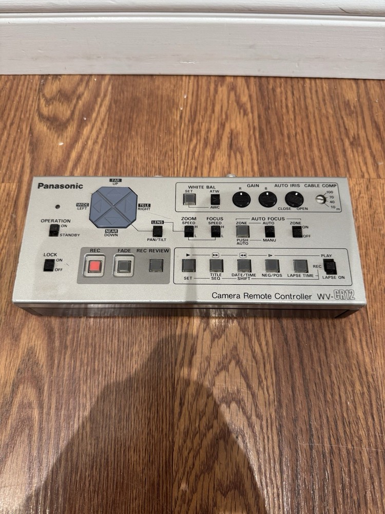 Panasonic WV-CR12 Camera  - Camera Remote  Controller - Untested #R47