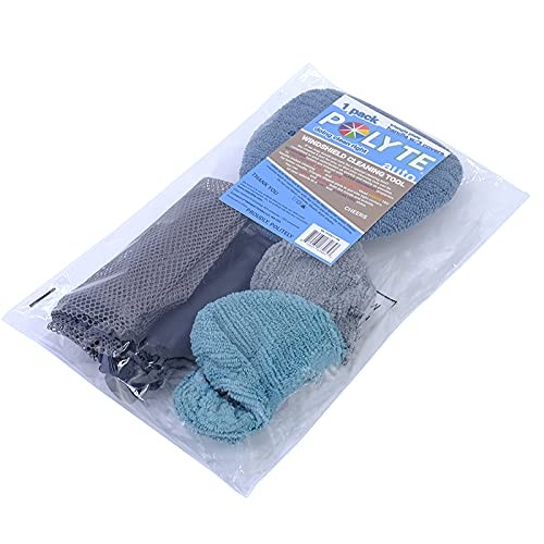 Pivoting Windshield Glass Cleaning Tool Extendable Aluminum Handle Triangle