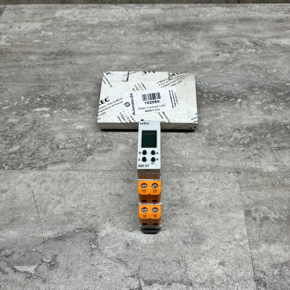 Automation 24 / Selec 600DT-CU 102080 Multi Function Timer Relay, New