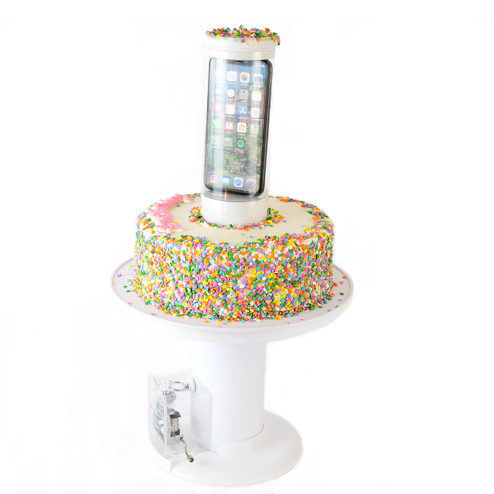 Surprise Cake - Popping Cake Stand - With Music Box Trigger Option