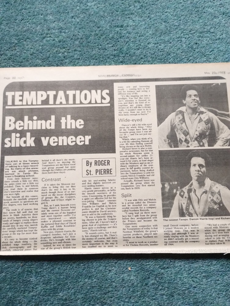 Sk33 Ephemera 1972 Article The Temptations