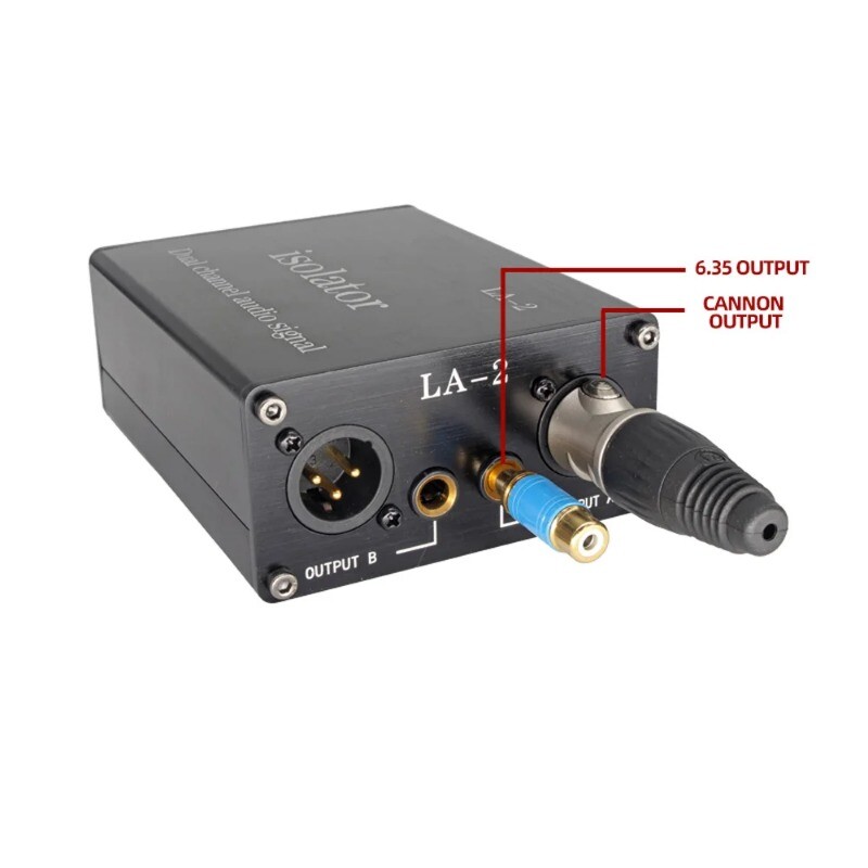 Audio Isolator Eliminates Audio Current Sound Noise Common Ground Isolator