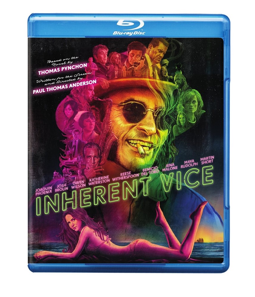 Inherent Vice Blu-ray Joaquin Phoenix NEW