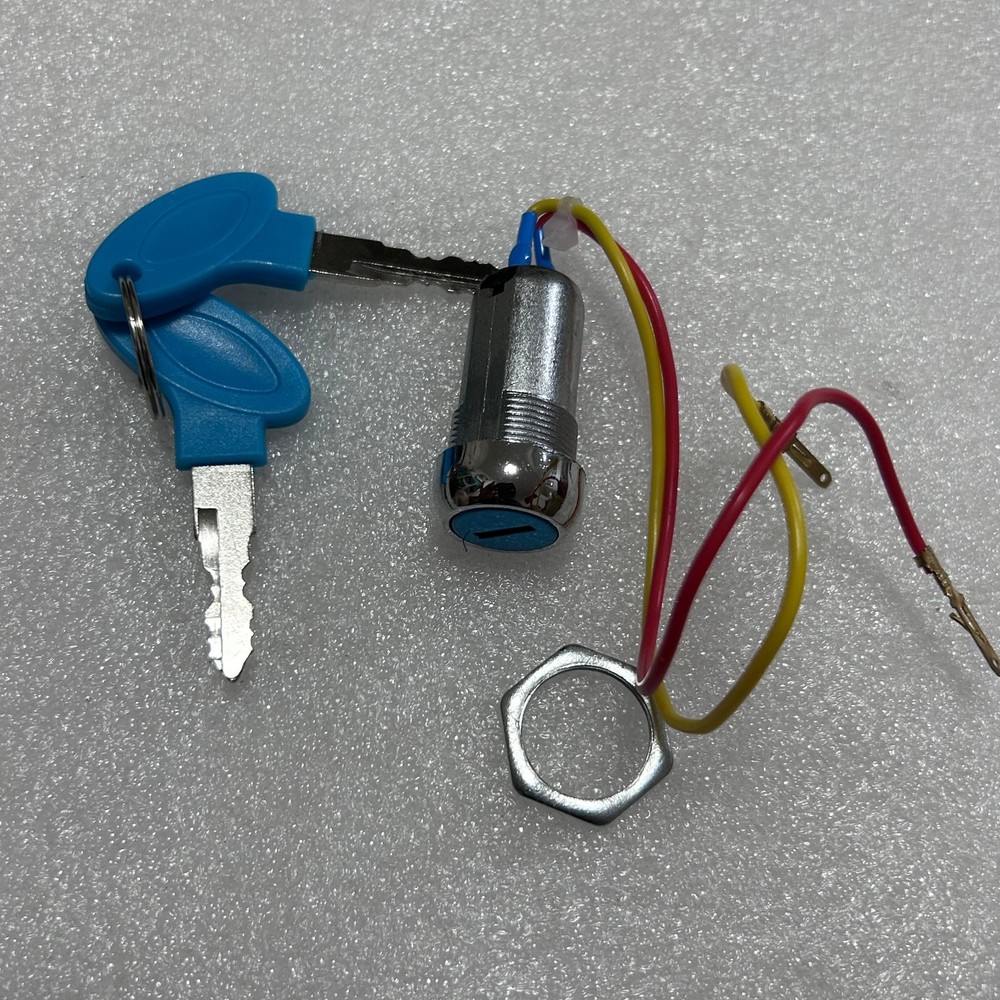 MOBILITY SCOOTER PARTS UNIVERSAL 2 WIRE IGNITION KEY LOCK SWITCH JAZZY HOVEROUND