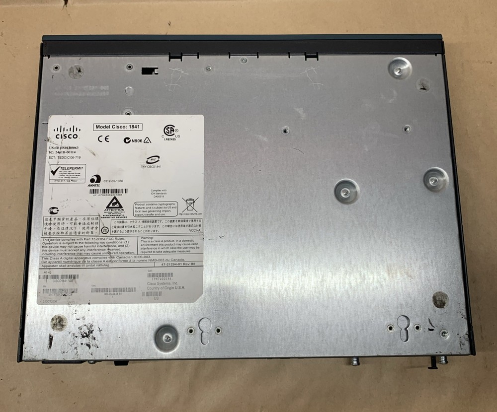 CISCO1841 Cisco 1841 Router (Modular) - TESTED WORKING