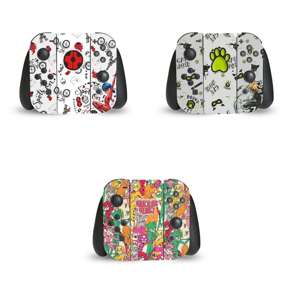 MIRACULOUS CHARACTER ART & PATTERN VINYL SKIN FOR SWITCH JOY-CON CONTROLLER