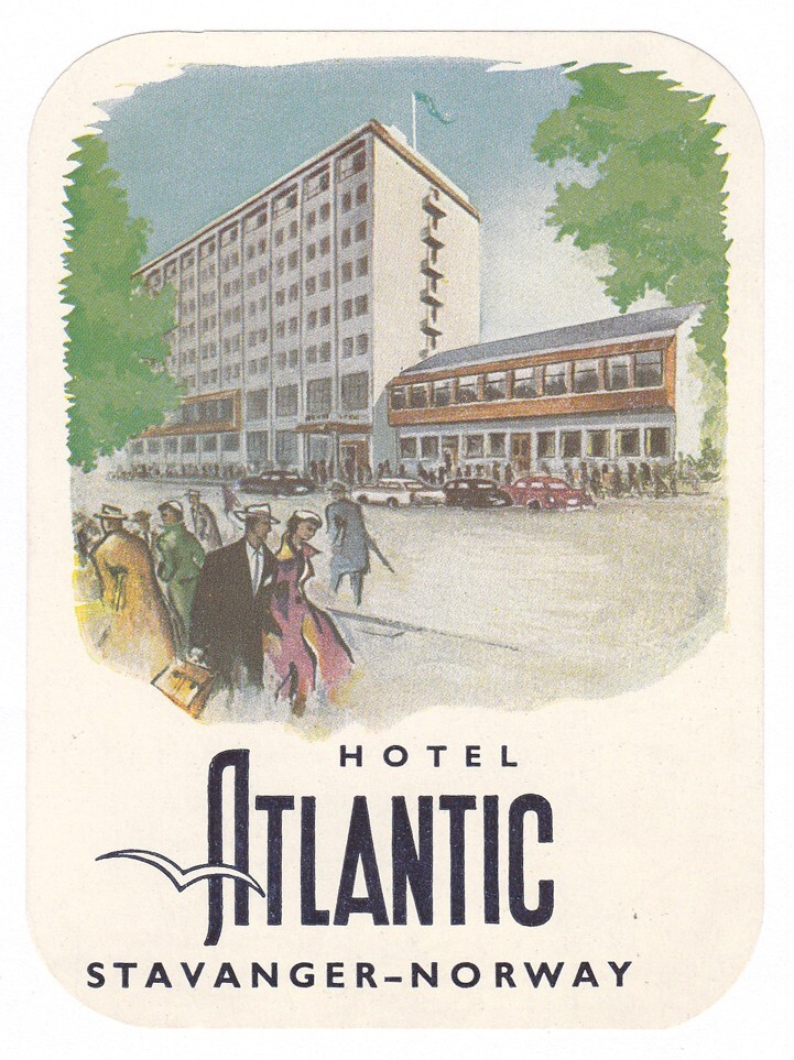 HOTEL LABEL NORWAY NORWAY STAVANGER ATLANTIC HOTEL LABEL