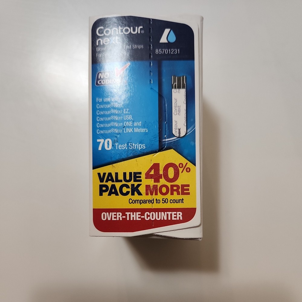 Next Blood Glucose Test Strips 70ct Exp 2024+