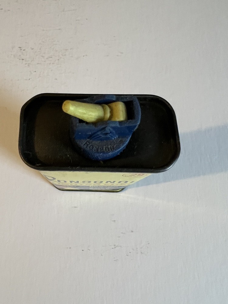 Vintage Ronsonol Lighter Fluid Tin 29 Cents EMPTY