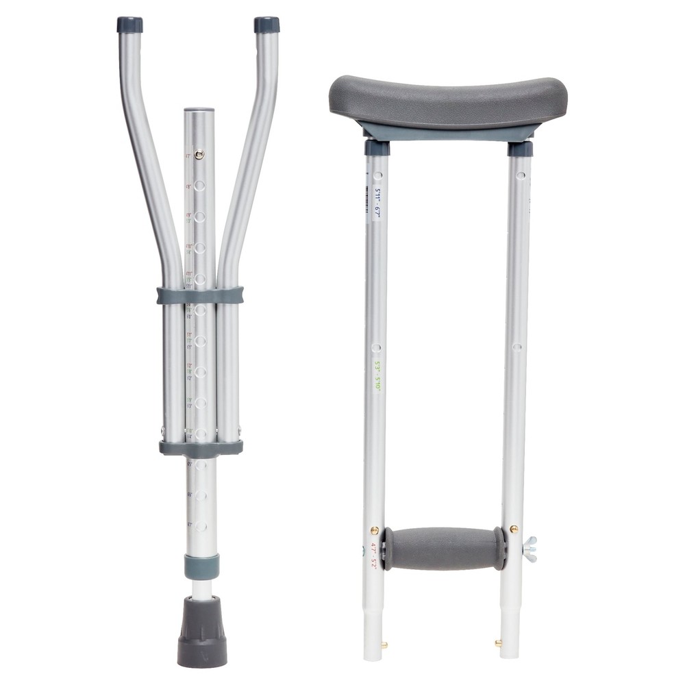 Equate Universal Crutches – Adjustable Walking Support for Adults