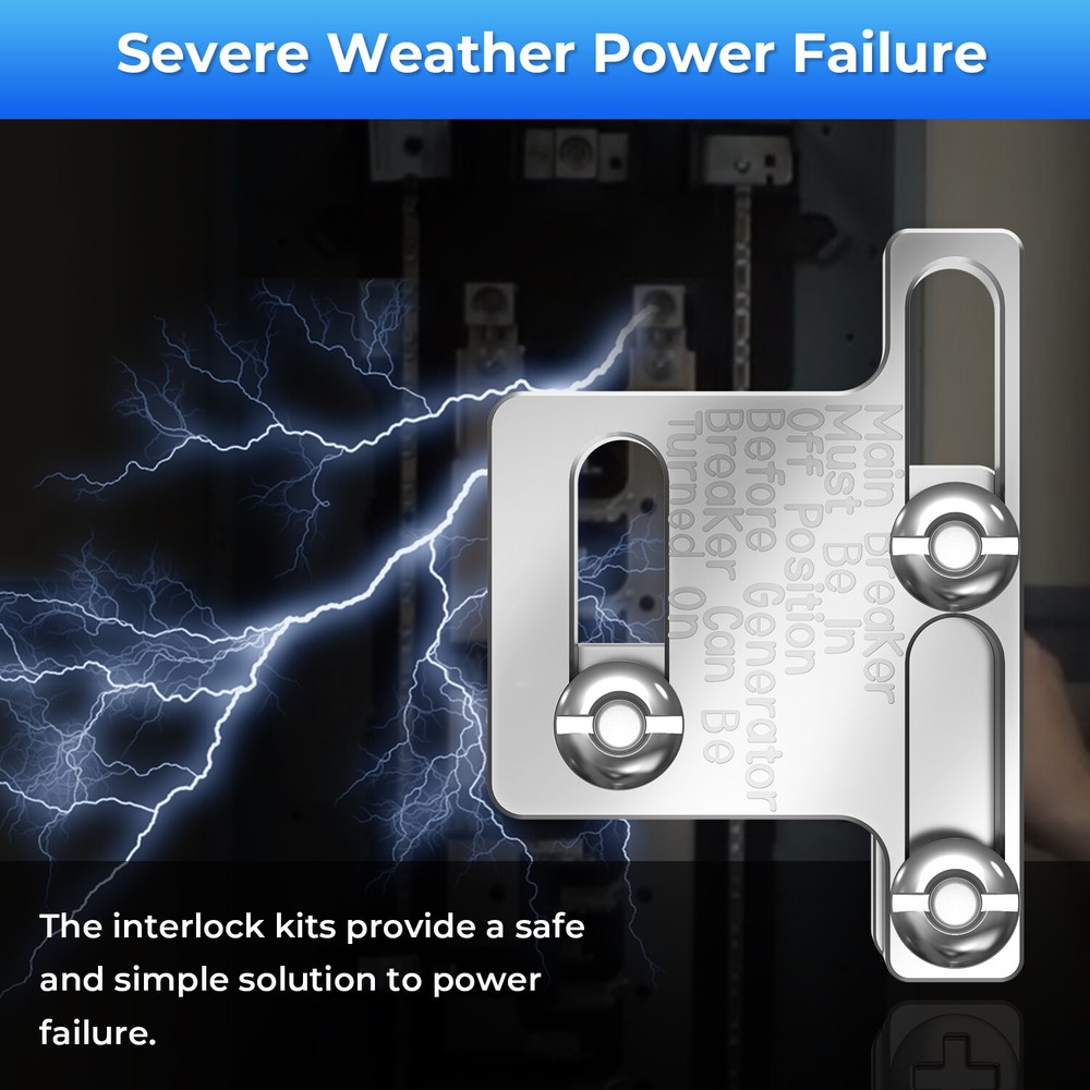 For Eaton 100 Amp Panel Cutler Hammer Panel Generator Interlock Kit