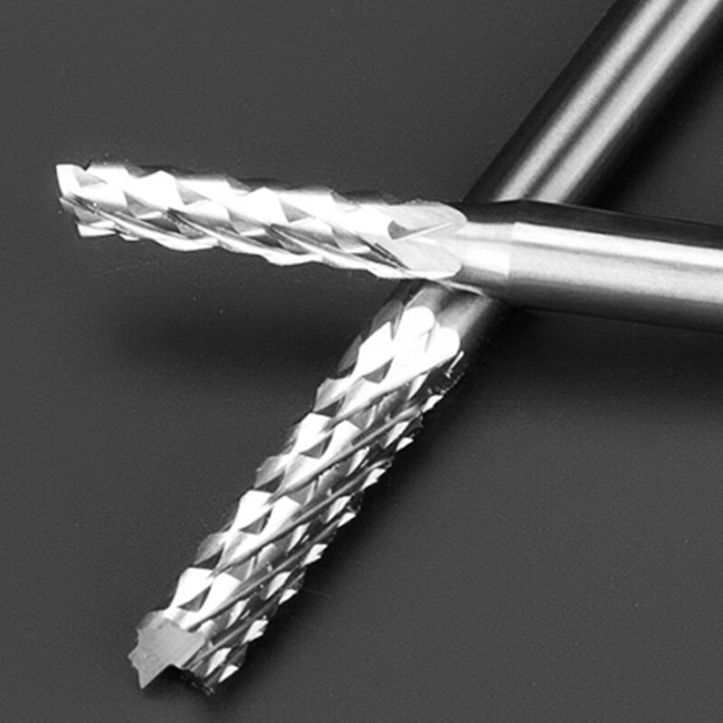 0.6mm-3.175mm Micro Solid Carbide PCB Engraving Bit Corn End Mill Cutter For CNC