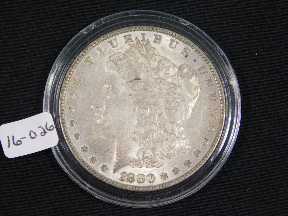 1880-O Morgan Dollar  UNC  (16-026)