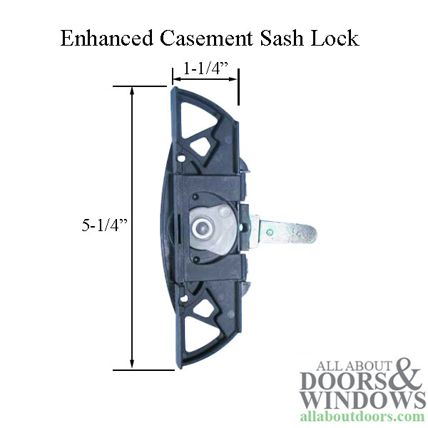 Andersen Lower Sash Lock For Casement Windows Perma-Shield Enhanced Sash Lock
