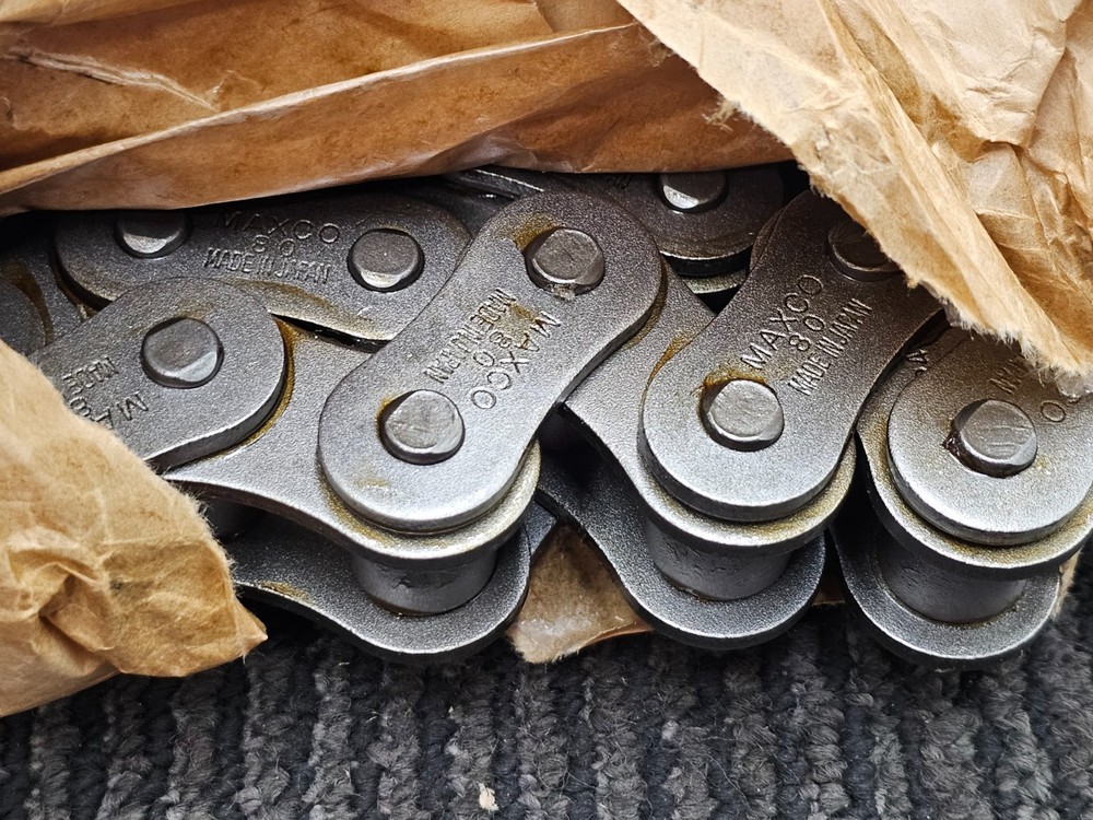 MAXCO #80 10FT (3.048m) ANSI Transmission Roller Chain ANSI Standard