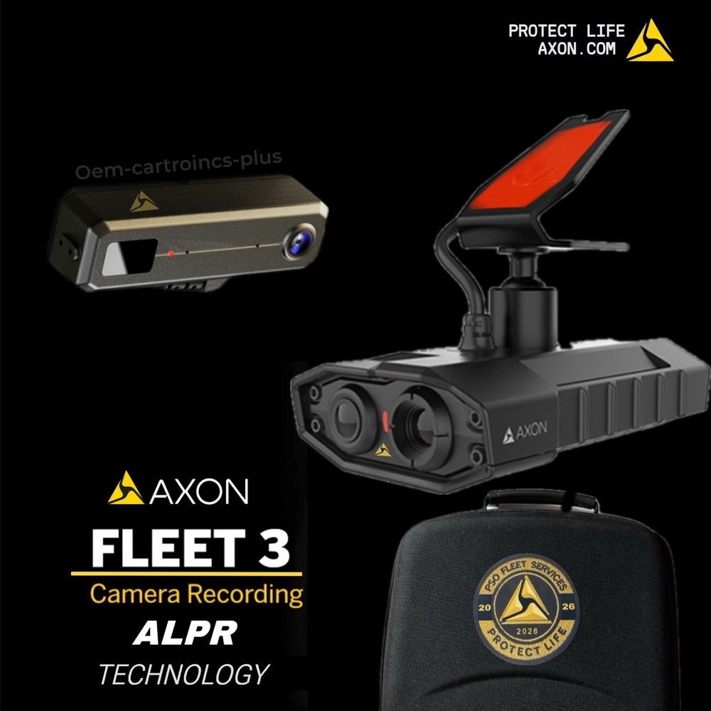 Axon® Fleet 3 | ALPR / Automatic License Plate Recognition | Front and Rear Cam