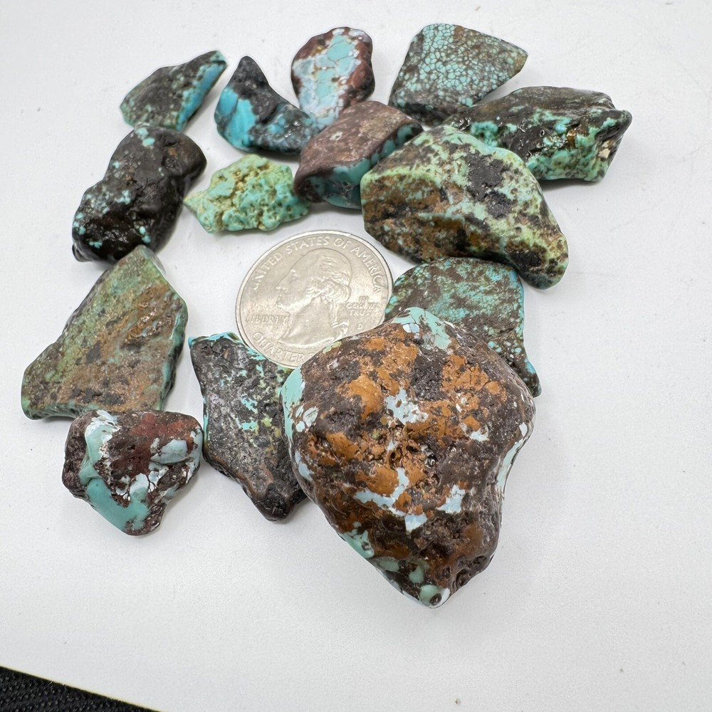 Mixed Stabilized Hubei Turquoise 76 Grams