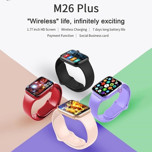 M26 Plus Smart Watch - Red