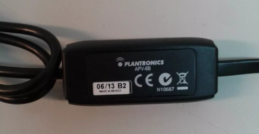 Plantronics EHS Cable APV-6B Electronic Hookswitch 83682-01