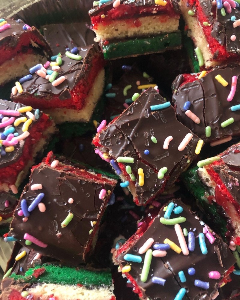 Authentic Italian Rainbow Cookies * Multiple Sizes & Variations Available