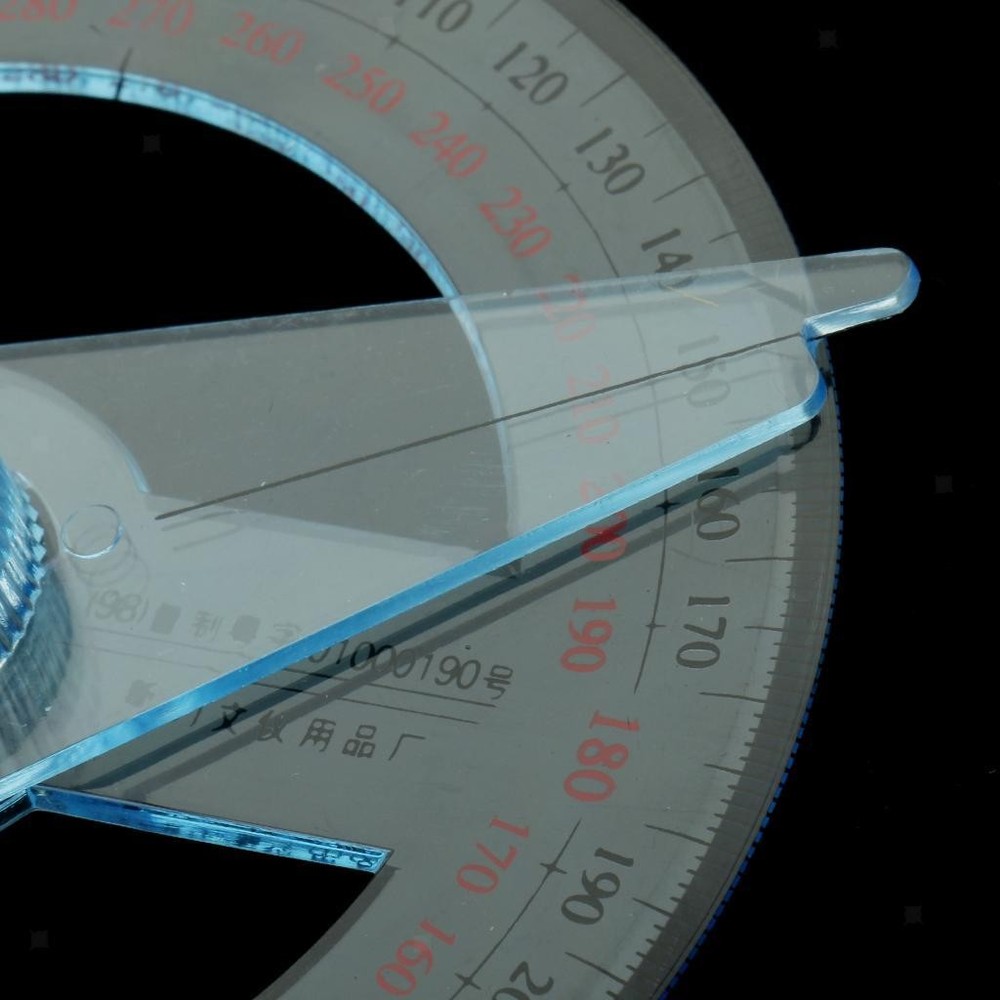 360 Degree Angle Measure 10cm Diameter Protractor