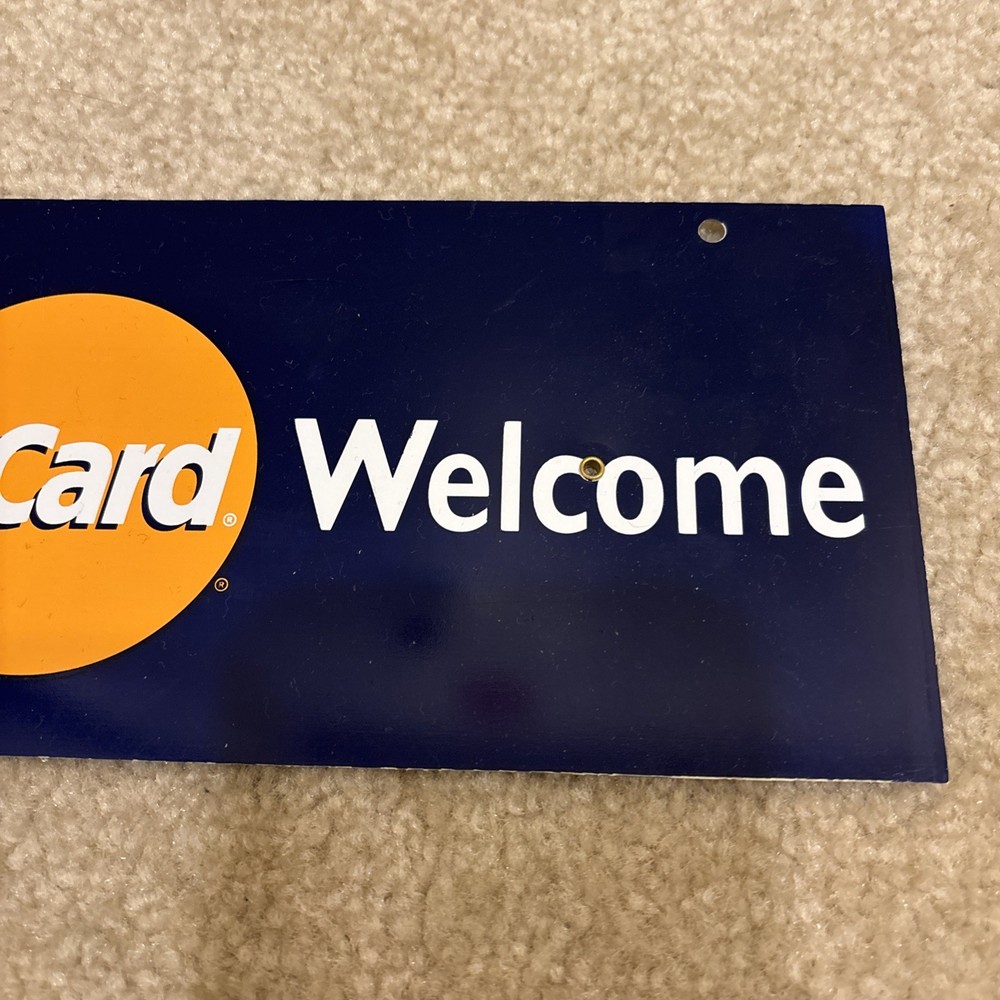 Mastercard Open Closed Will Return Clock Sign Decals Stickers Lot