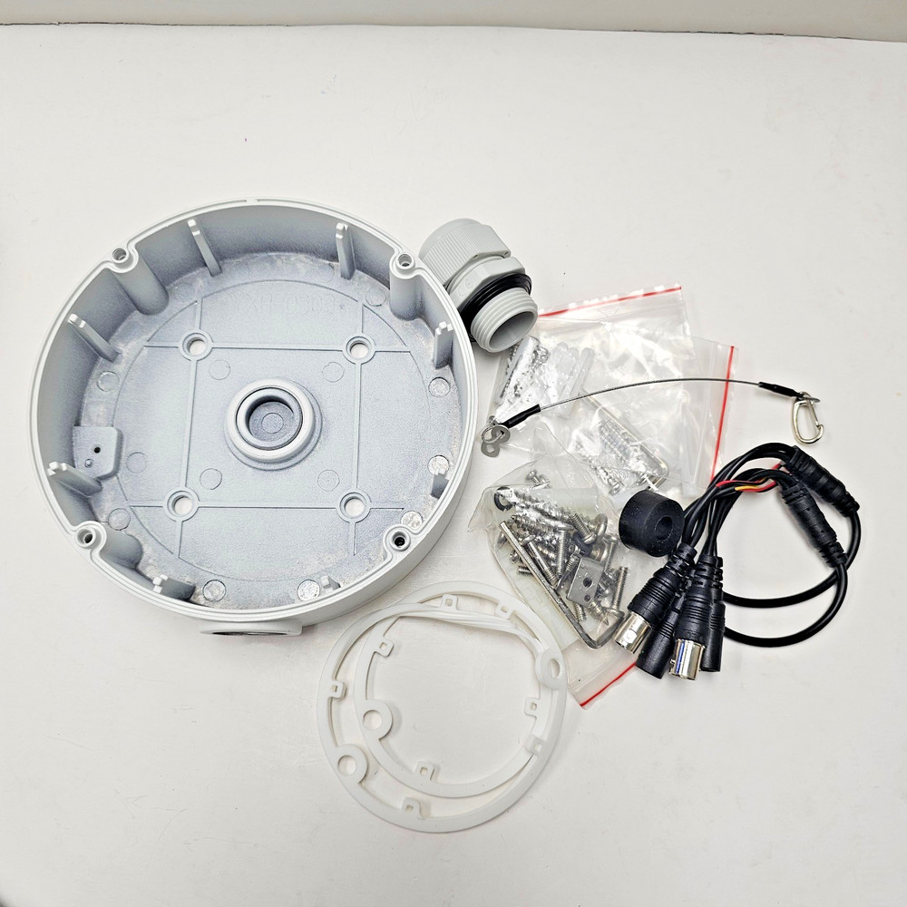 Speco Technologies O8D6M 4K H.265 Dome IP Camera W/Junction Box USED