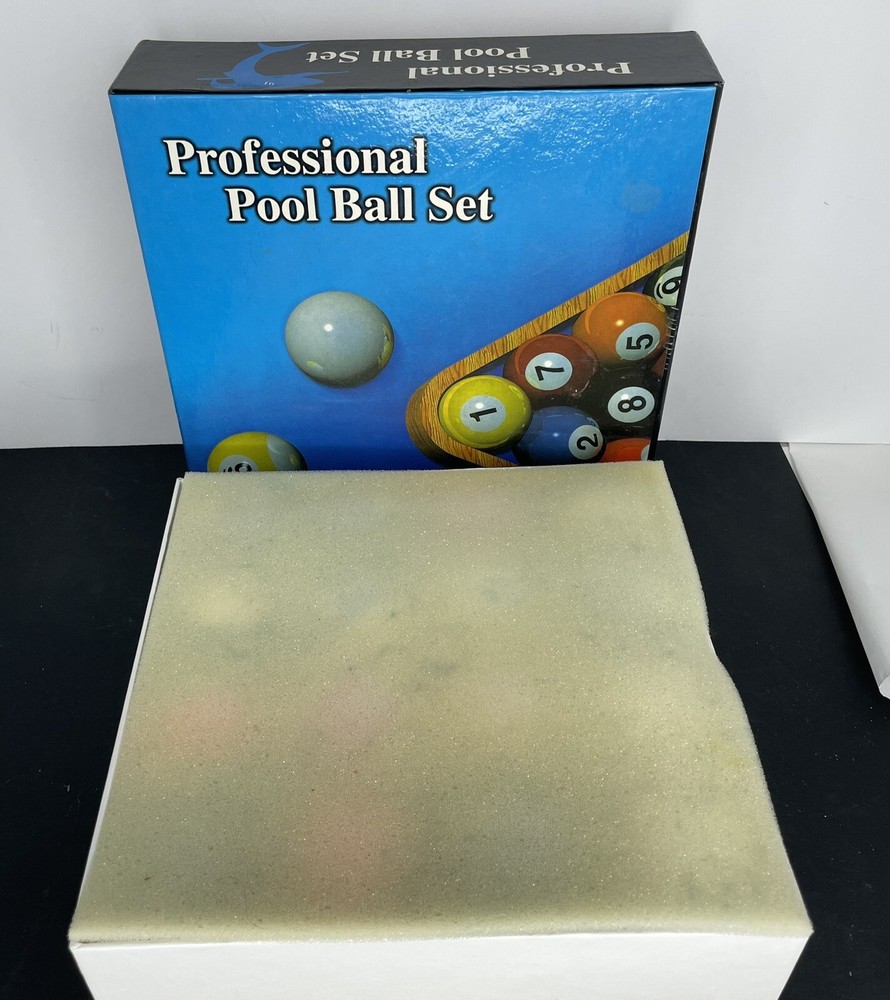 Complete Professional Pool Ball Set Unbranded Original Box