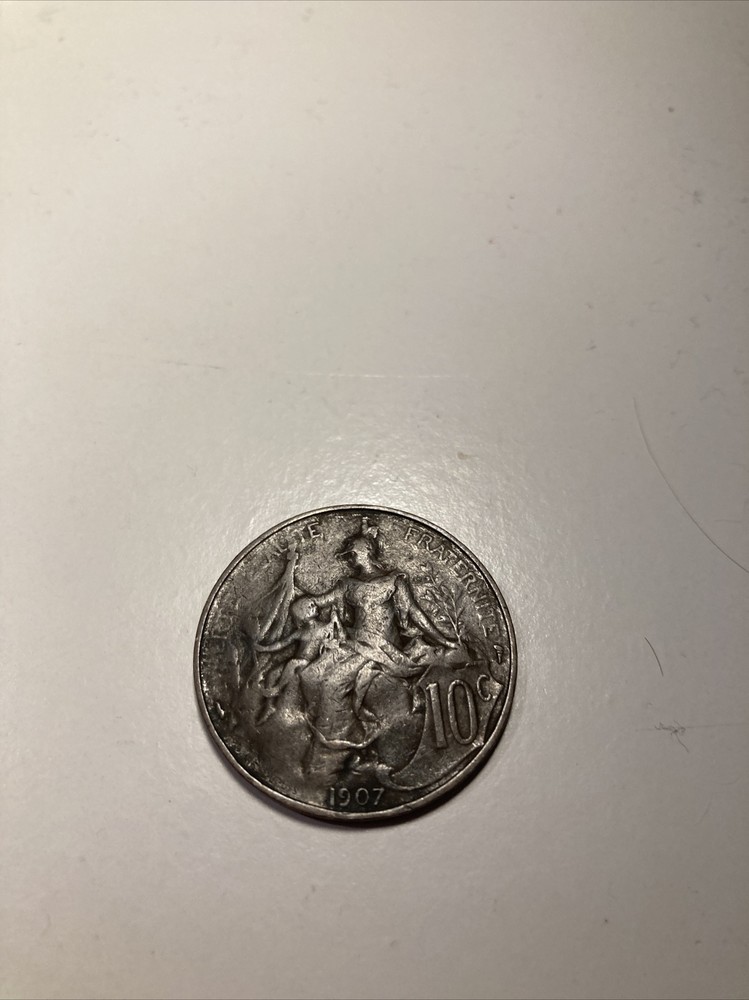 FRANCE 1907 10 CENTS