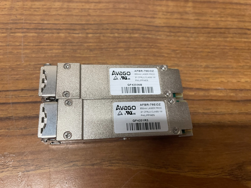 2 AFBR-79EIDZ-FT1 850nm Transceiver Module *