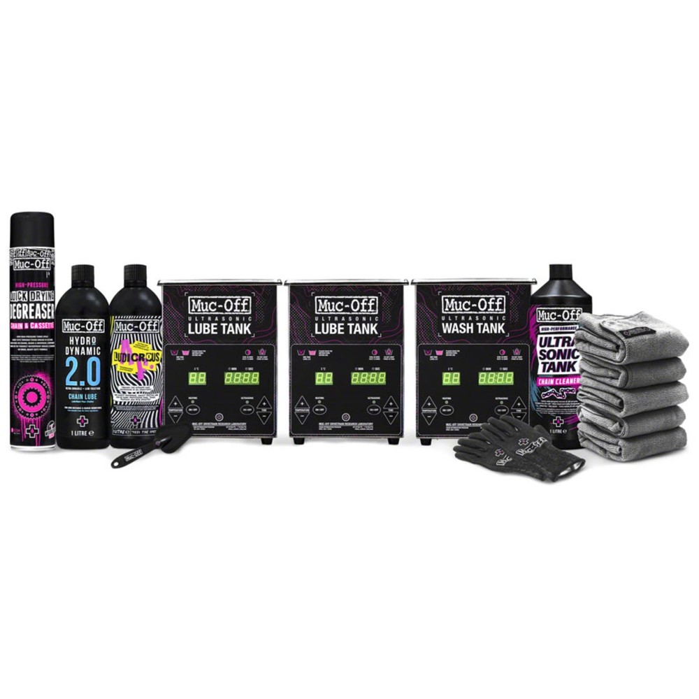 Muc-Off Ultrasonic Optimization Bundle - Chain Cleaning Tanks - Kit 20458US