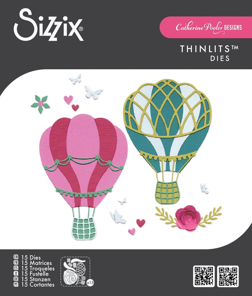 Sizzix Thinlits Die Set 15/Pkg by Catherine Pooler-Floating Fancy