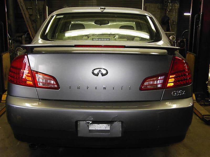 04 INFINITI G35 SCREEN NAVIGATION DVD PLAYER
