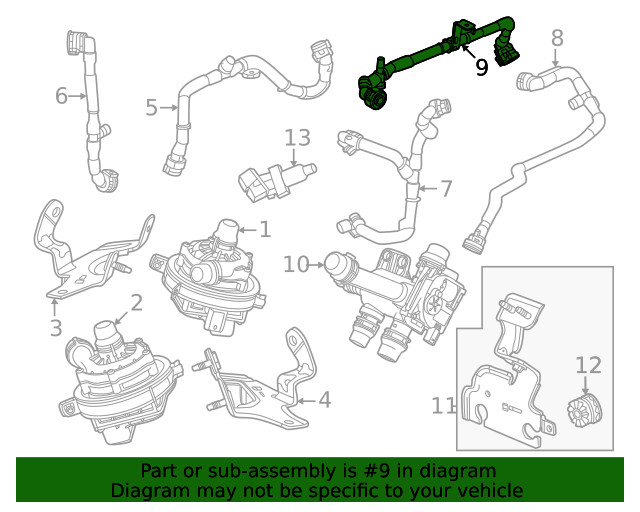 Genuine GM Upper Hose 85767956
