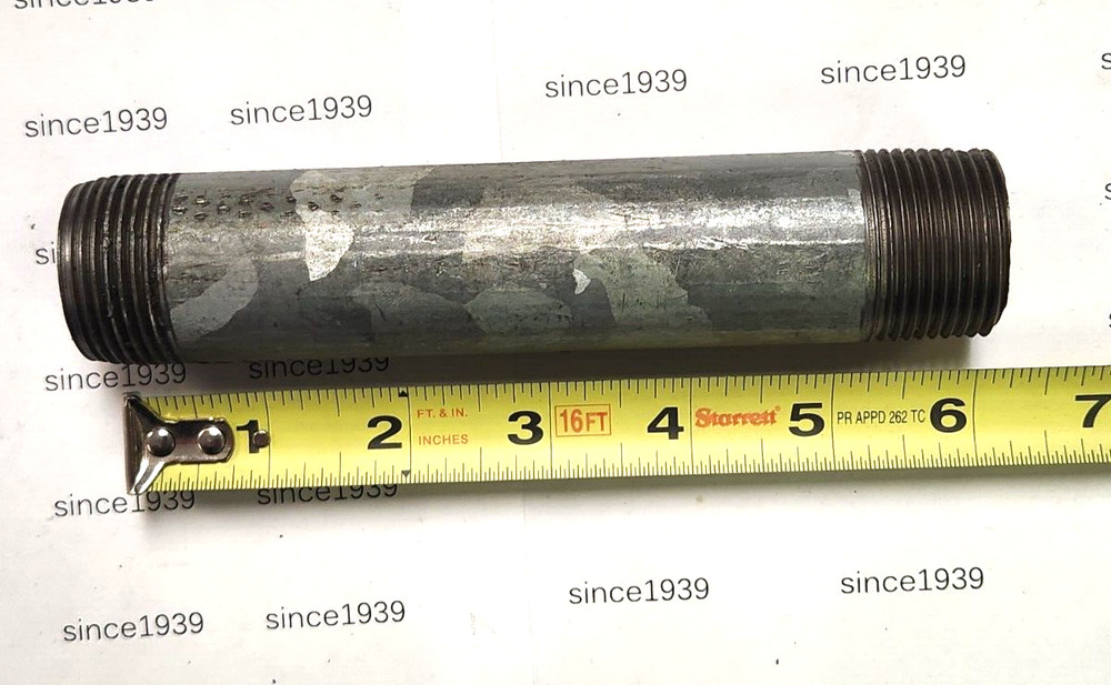 1" x 6" Galvanized Nipple Schedule 40