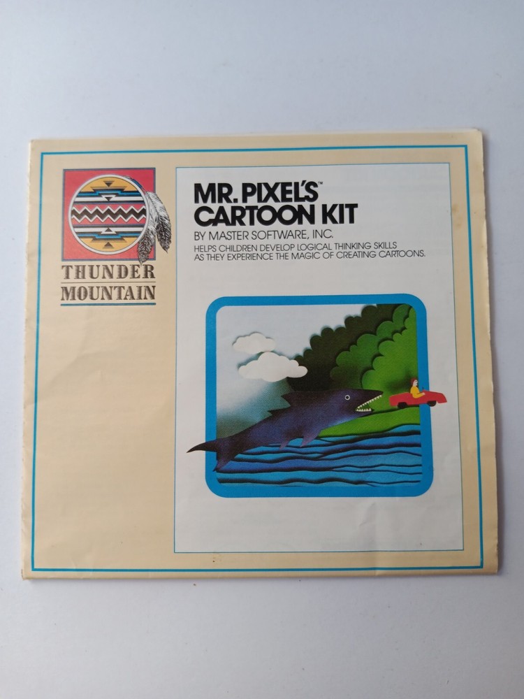 Commodore 64 Mr Pixels Cartoon Kit Computer Software Tested/Works Thunder Mtn